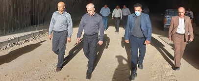 تلاش شبانه روزی راه و شهرسازی برای آماده سازی محور ایلام-مهران تا اربعین ادامه دارد