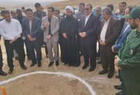 کلنگ پروژه زمین چمن فوتبال شهرستان سیروان به زمین زده شد