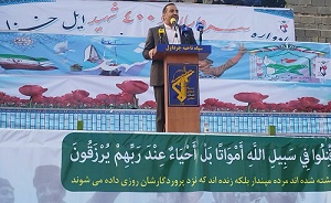 با شهدا پیمان بسته ایم که یک لحظه از پاسداری از آرمان های انقلاب دست نخواهیم کشید