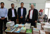پالایشگاه گاز ایلام بیش از۲۰۰جلد کتاب به کتابخانه عمومی چوار اهدا کرد