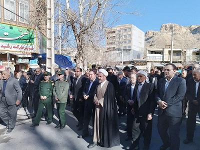 پیکر مطهر شهید والامقام حاج “محمد امین فیضی‌ پور” در ایلام تشییع شد
