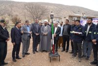 مشعل گاز طبیعی در روستای پای هلان شهرستان بدره روشن شد
