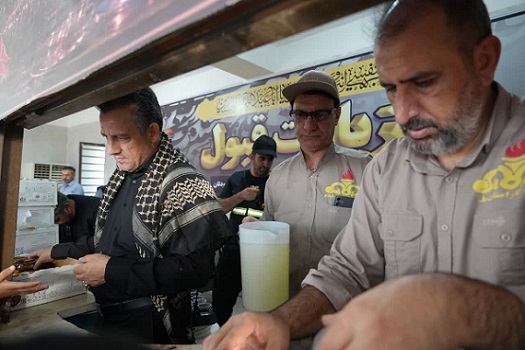 موکب بزرگ شرکت گاز ایلام در مسیر زائران اربعین، آغاز به کار کرد