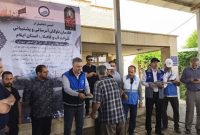 رانندگان ناوگان آبرسانی و پشتیبانی اربعین ۱۴۰۵تجلیل شدند
