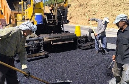 نهضت آسفالت در ایلام ادامه دارد